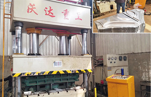 500噸電動(dong)三輪車(che)擋風闆(pan)沖壓成(chéng)型液壓(yā)機視頻(pin)