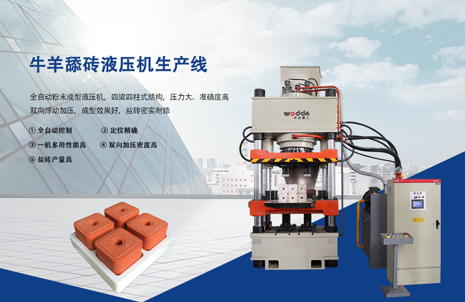 牛羊(yáng)舔磚液壓機(jī)